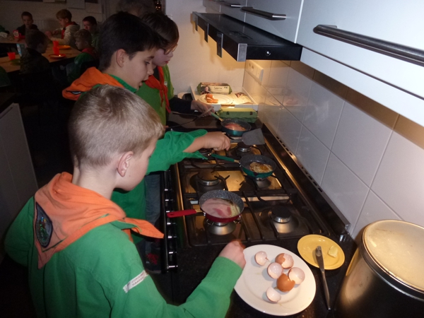 Eieren bakken