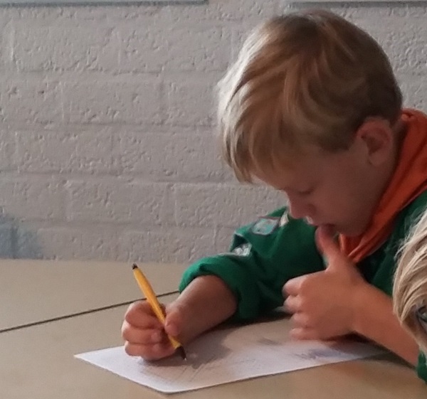 De kwis invullen