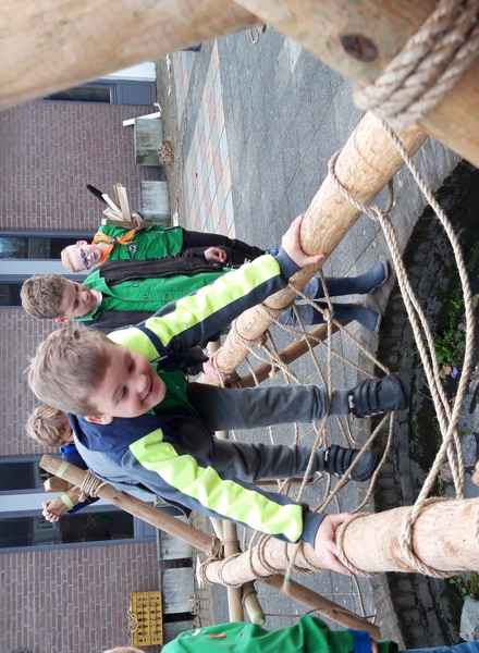 over de brug
