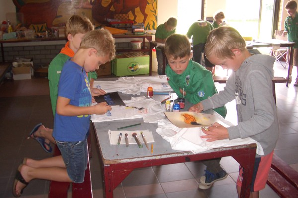 Teamshirt maken. 