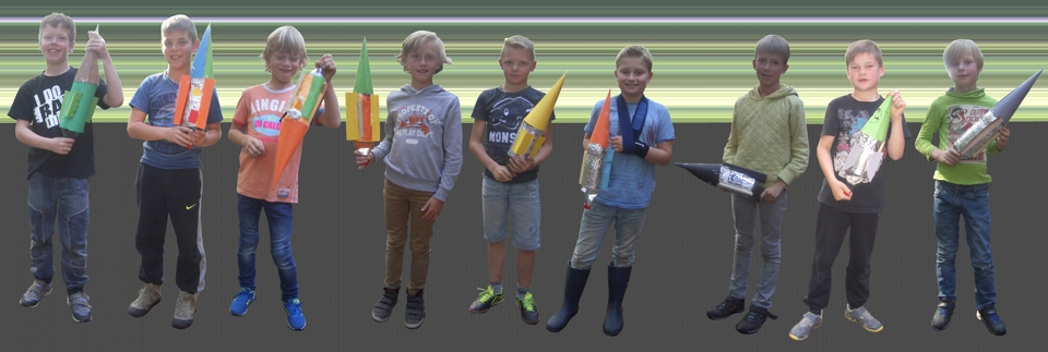 De hele crew. 