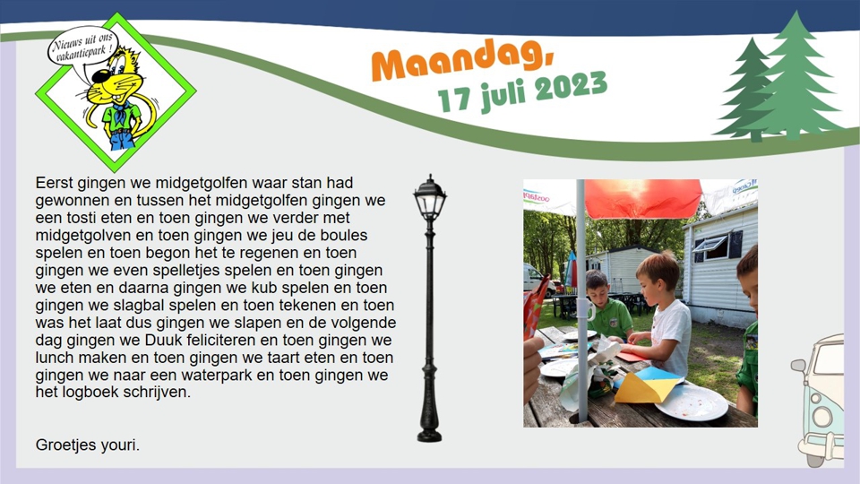 Maandag. 