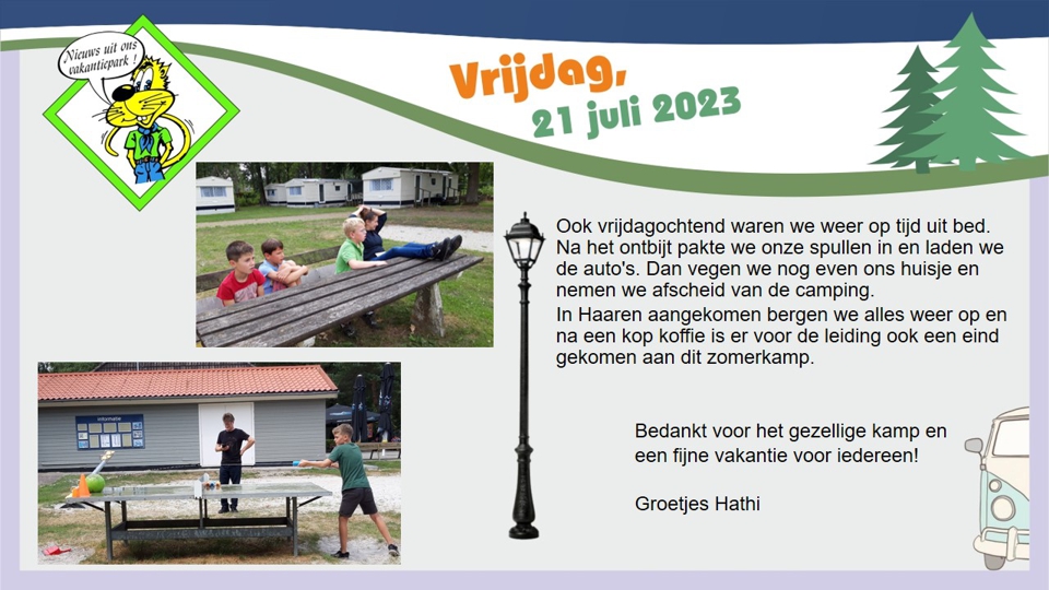 Vrijdag. 